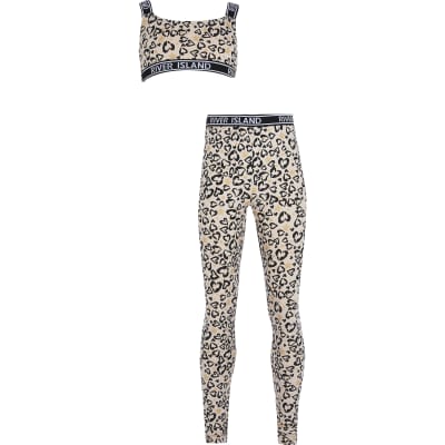 animal print leggings girls