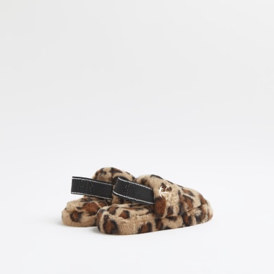 leopard print slippers river island