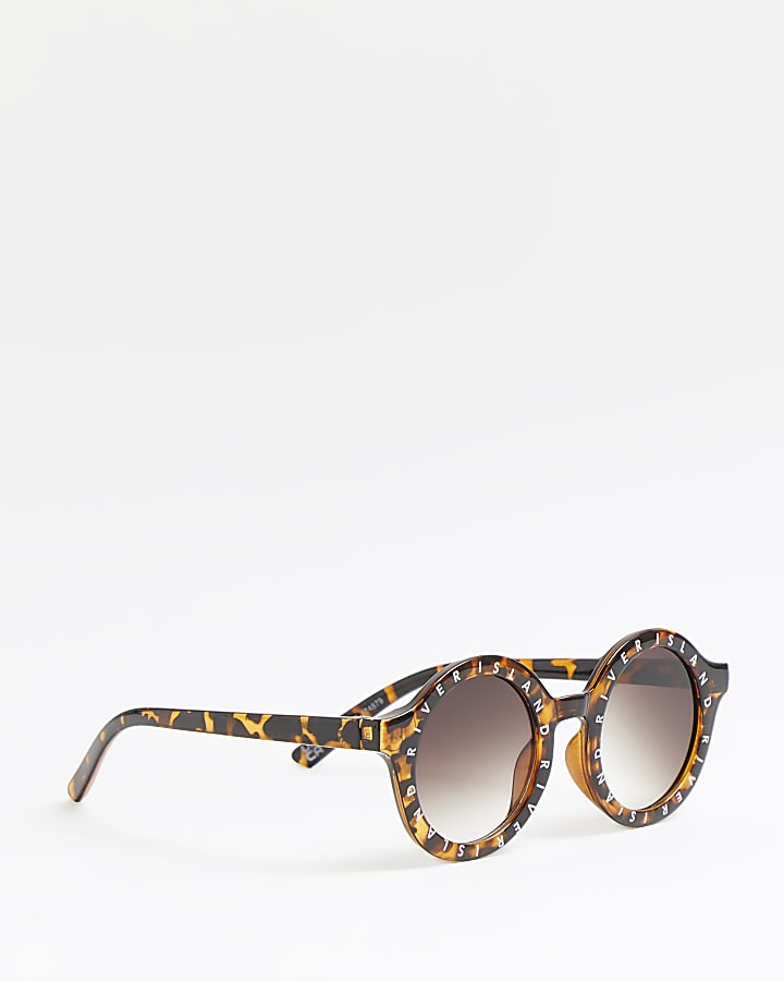 Girls brown RI tortoise sunglasses