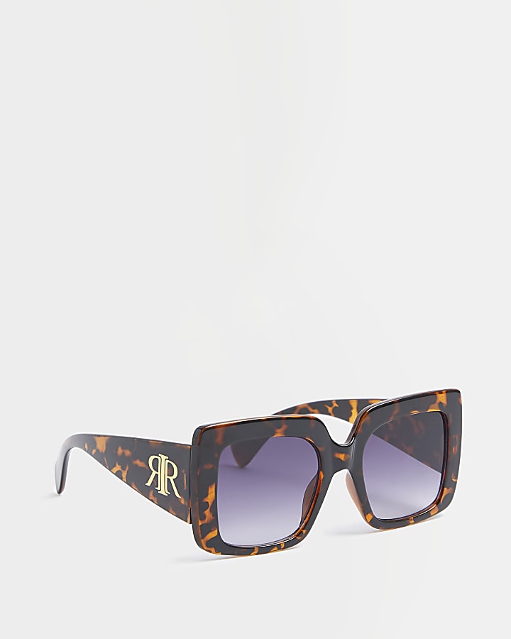 Girls brown RIR tortoiseshell glam sunglasses