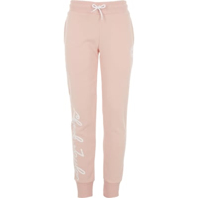 Girls Converse pink 'Chuck Taylor' joggers | River Island