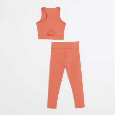 River island crop top and leggings hot sale