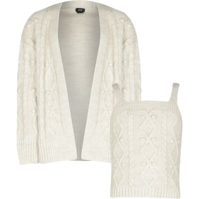cami and cardigan set