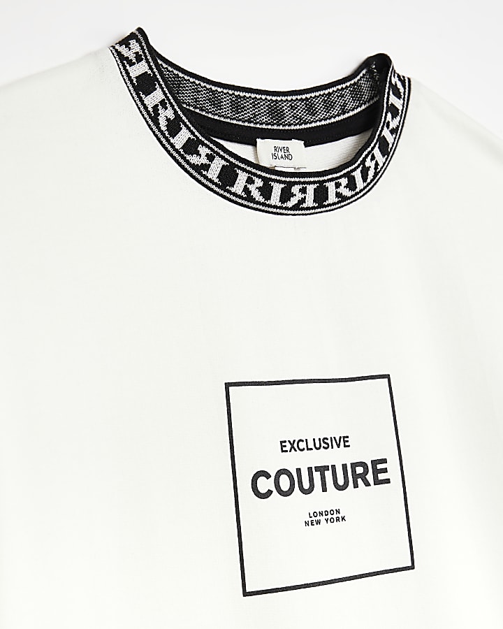 Girls Cream Couture Graphic T-shirt