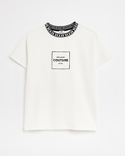 Girls Cream Couture Graphic T-shirt