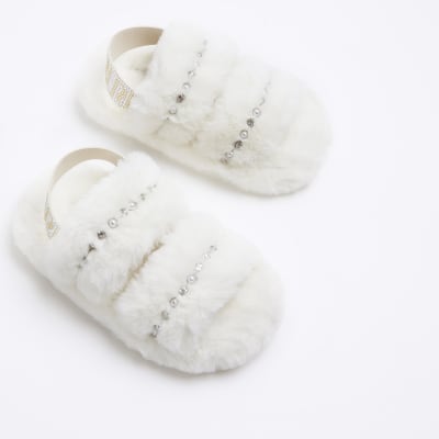 River island hot sale kids slippers