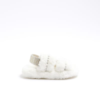 River island hot sale kids slippers