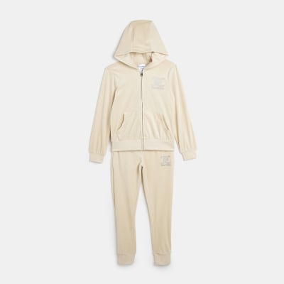 river island velour tracksuit