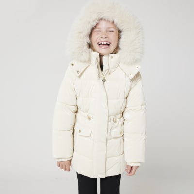 Girls cream jacket on sale