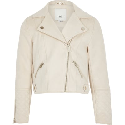 river island girls leather jacket