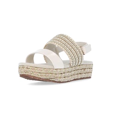 Cream flatforms best sale