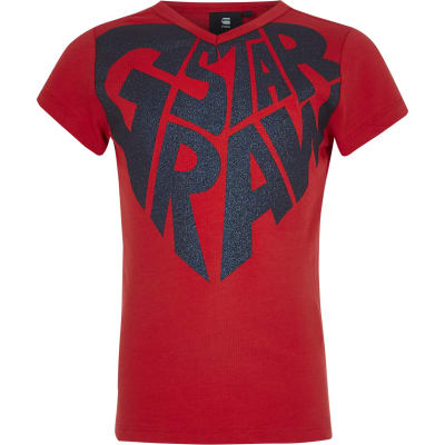 red g star t shirt