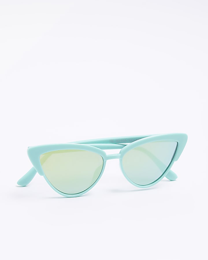 Girls Green Cat eye Sunglasses