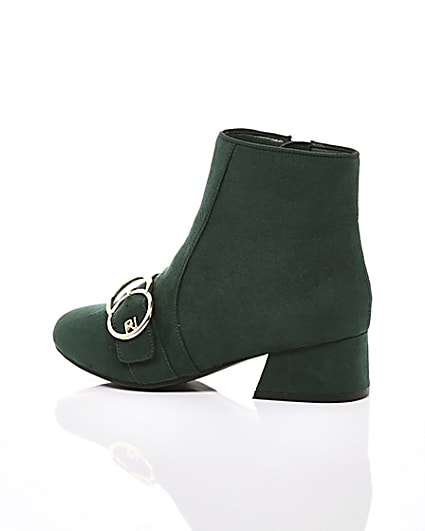 360 degree animation of product Girls green double circle RI boots frame-20