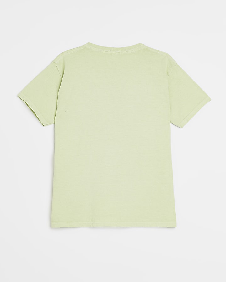 Girls green graphic t-shirt