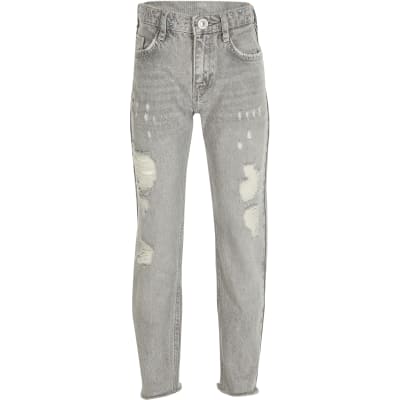 girls grey jeans