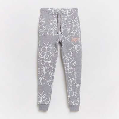 butterfly print joggers