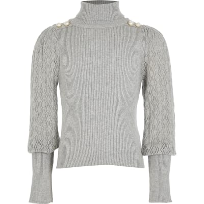 roll neck jumper baby girl