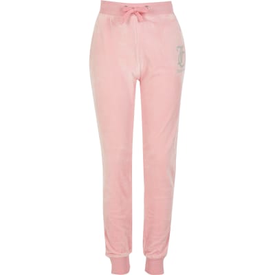 girls pink joggers