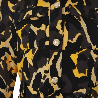river island camo jumpsuit