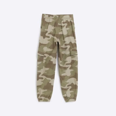 Girls camo shop cargo trousers