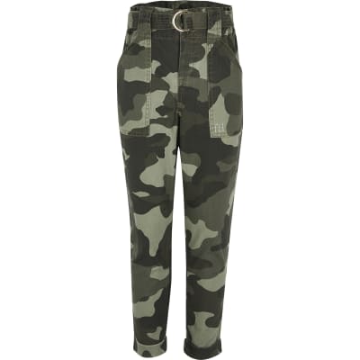 river island camo pants