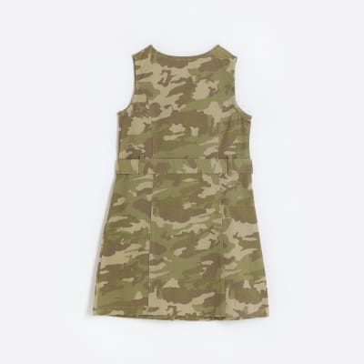 Camo pinafore hot sale dress