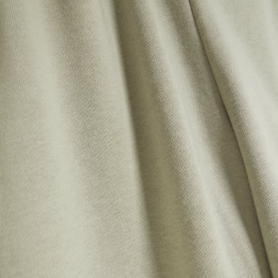 Girls khaki cuffed joggers River Island