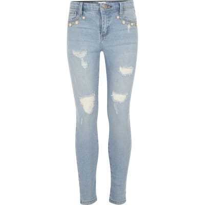 river island pearl jeans