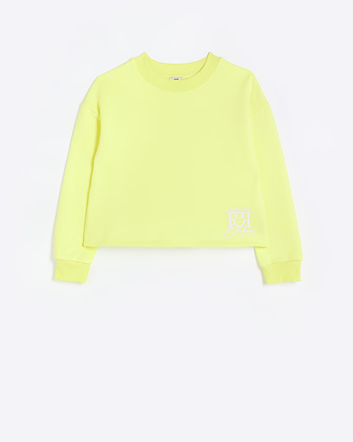 Girls Lime RI branded Sweatshirt