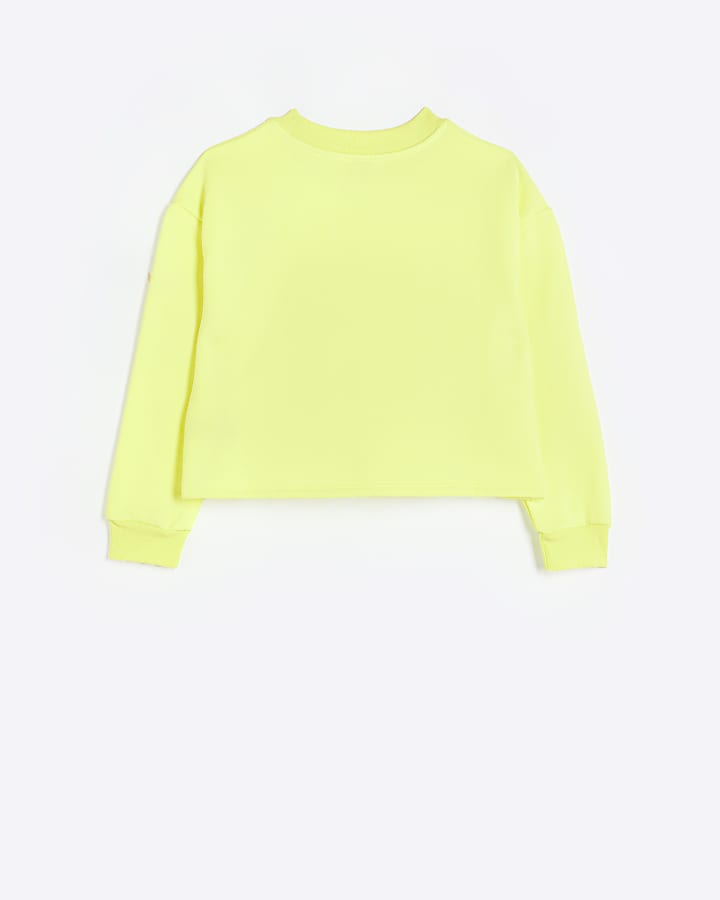Girls Lime RI branded Sweatshirt