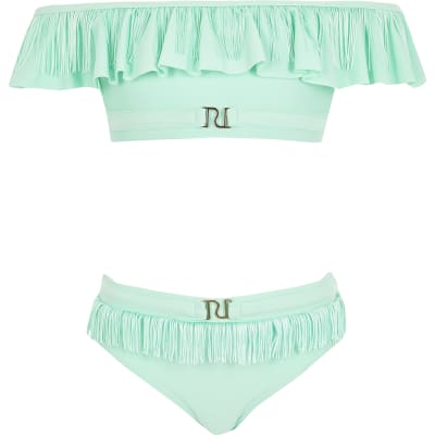 river island girls swimming costume