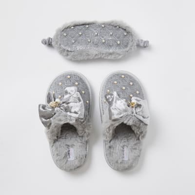 river island girls slippers