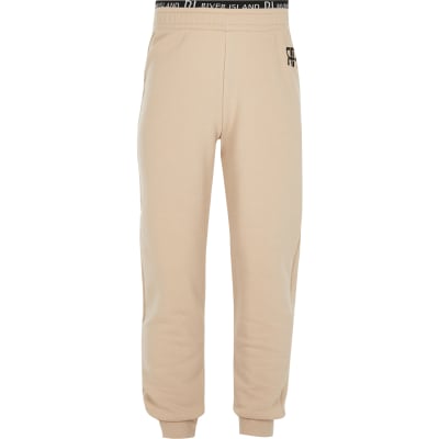 girls khaki joggers