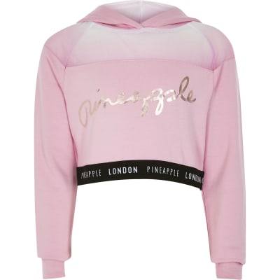 pink hoodie river island