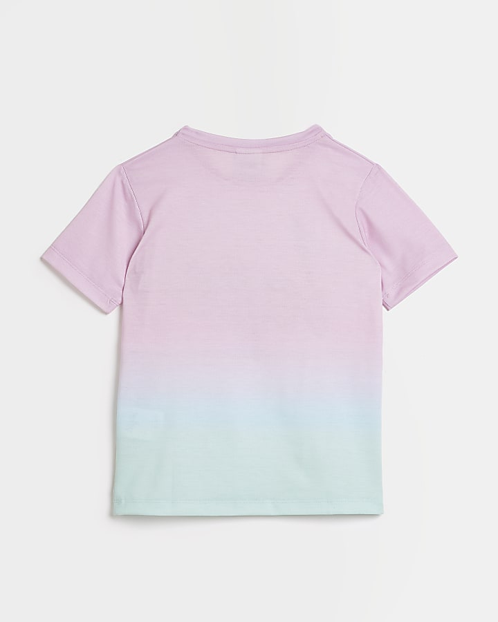 Girls pink & blue HYPE t-shirt
