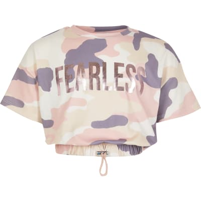 camouflage t shirt for girls