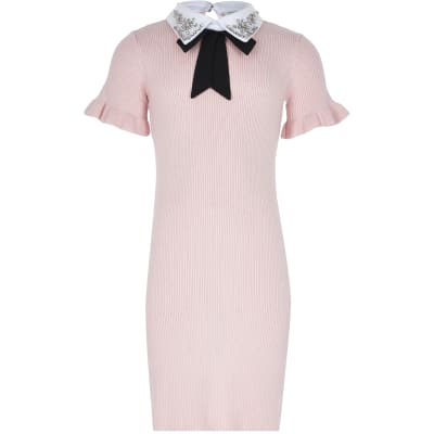 river island girls jumper dress