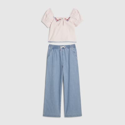 Chemisier Fille River Island Taille 9/10 Ans - Vêtement Enfant Occasion Très Bon état