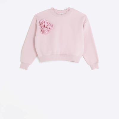 River island best sale pink sweatshirt