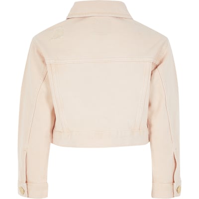 river island girls denim jacket