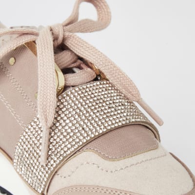 rose gold trainers girls