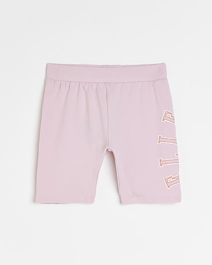 Girls pink ELLE cycling shorts