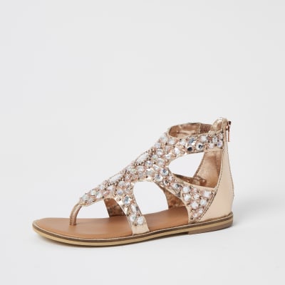 river island girls slippers