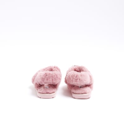 River island 2025 pink slippers