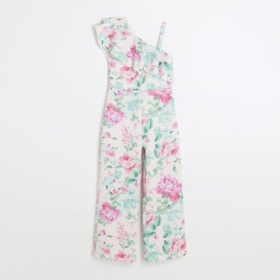 River island cheap floral jumpsuit