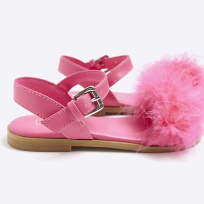 Fluffy sandals for toddlers hot sale