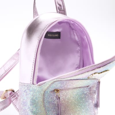 Glitter backpack cheap river island