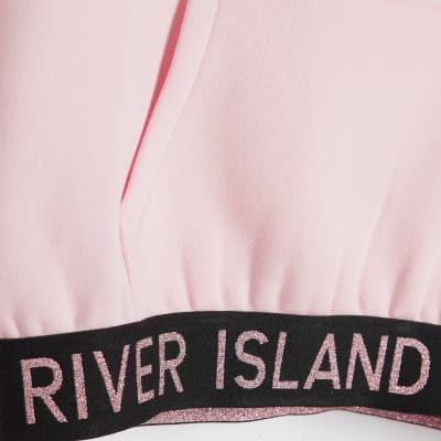 River island pink tracksuit sales
