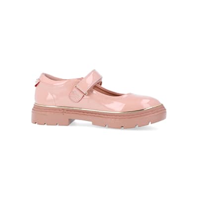 Girls pink dolly hot sale shoes